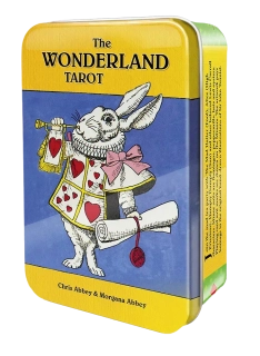 The Wonderland Tarot Cards in a Tin